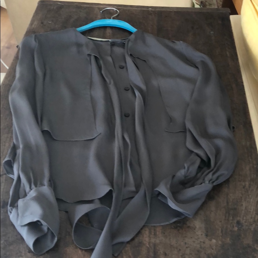 Alvin Valley chocolate brown blouse